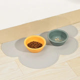 Non-Slip Pet Feeding Mat - Waterproof & Easy-to-Clean Silicone Placemat for Cats and Dogs