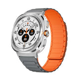 For Galaxy Watch Ultra Strap Magnetic Bracelet Wristband For Samsung Galaxy Watch 7 47mm Silicone Watchband Accessories ﻿