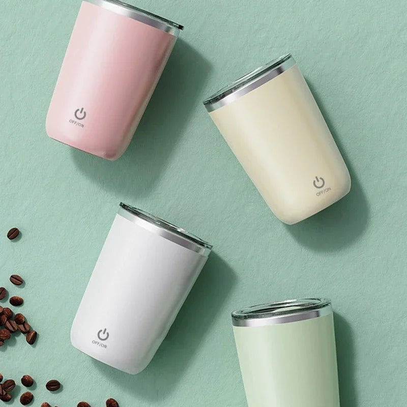 304 Stainless Steel Automatic Self-Stirring Mug Rechargeable Automatic Self Stirring Magnetic Mug Smart Mixer Water Bottle