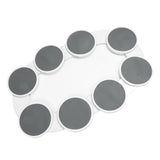 360° rotating kitchen countertop turntable—heat-resistant and perfect for rectangular dining tables."