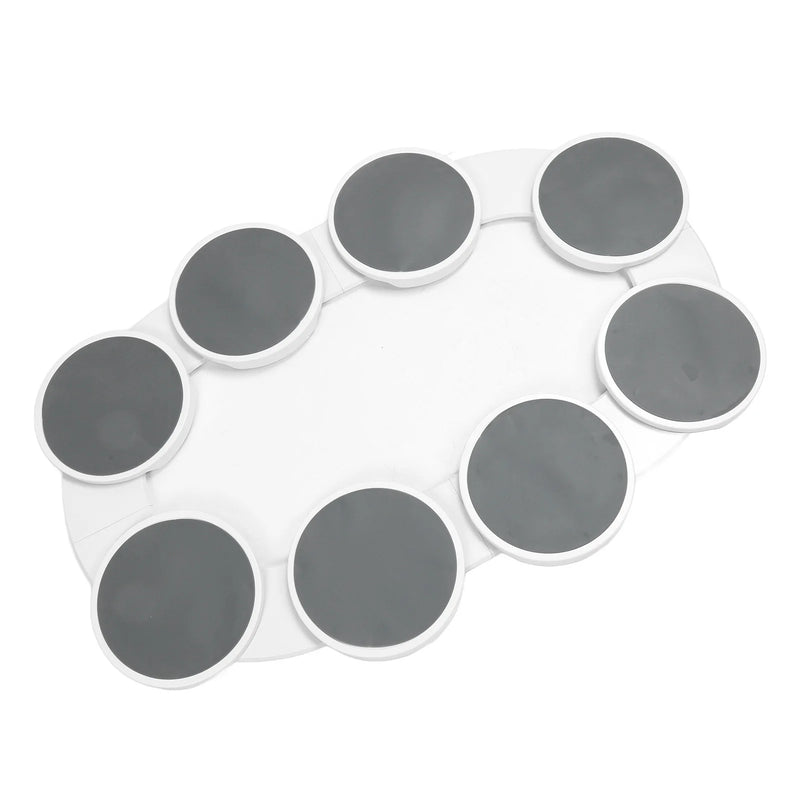 360° rotating kitchen countertop turntable—heat-resistant and perfect for rectangular dining tables."