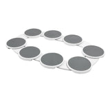 360° rotating kitchen countertop turntable—heat-resistant and perfect for rectangular dining tables."