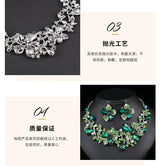 Accessories Retro Necklace Set Women's Luxury Crystal Banquet Dress Accessories