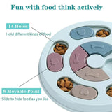 Interactive pet toy set: slow feeder & brain games to entertain and stimulate cats and dogs