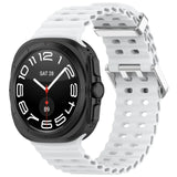 Official Ocean Silicone Strap For Samsung Galaxy Watch 7 Ultra 47mm Watchband Replacement Bracelet For Galaxy Watch Ultra Correa