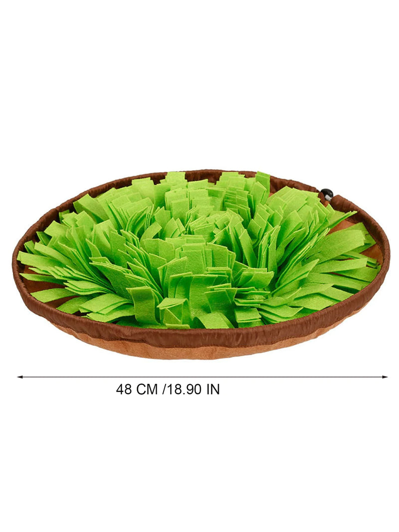 Dog Snuffle Mat - Slow Feeding & Nosework Training Toy for Stress Relief and Foraging Play
