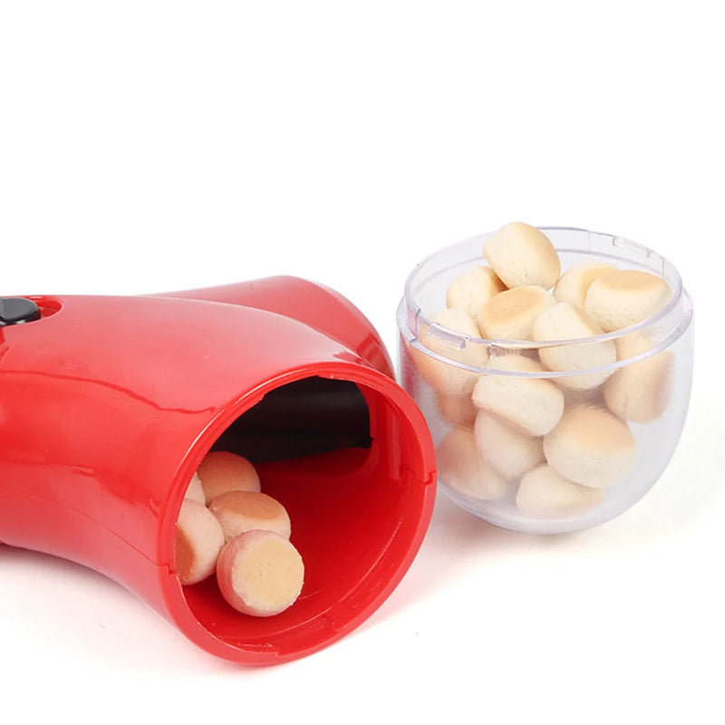 Interactive Pet Treat Launcher - Food Dispenser Gun for Dog & Cat Exercise and Trainin
