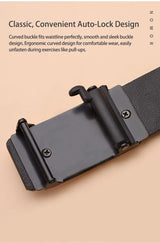 Men's Fashion Belt New High-Quality Toothless Automatic Buckle Men's Fashion Wear-Resistant Belt