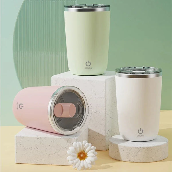 304 Stainless Steel Automatic Self-Stirring Mug Rechargeable Automatic Self Stirring Magnetic Mug Smart Mixer Water Bottle