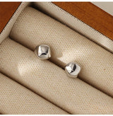 925 Silver Stud Earrings Women's Style Cute Sweet Jewelry Accessories Simple Fashion Jewelry