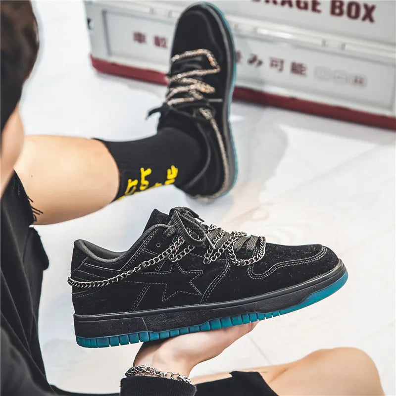 Four Seasons Men's Fashion Novel Retro Casual Wear Comfortable Sports Shoes