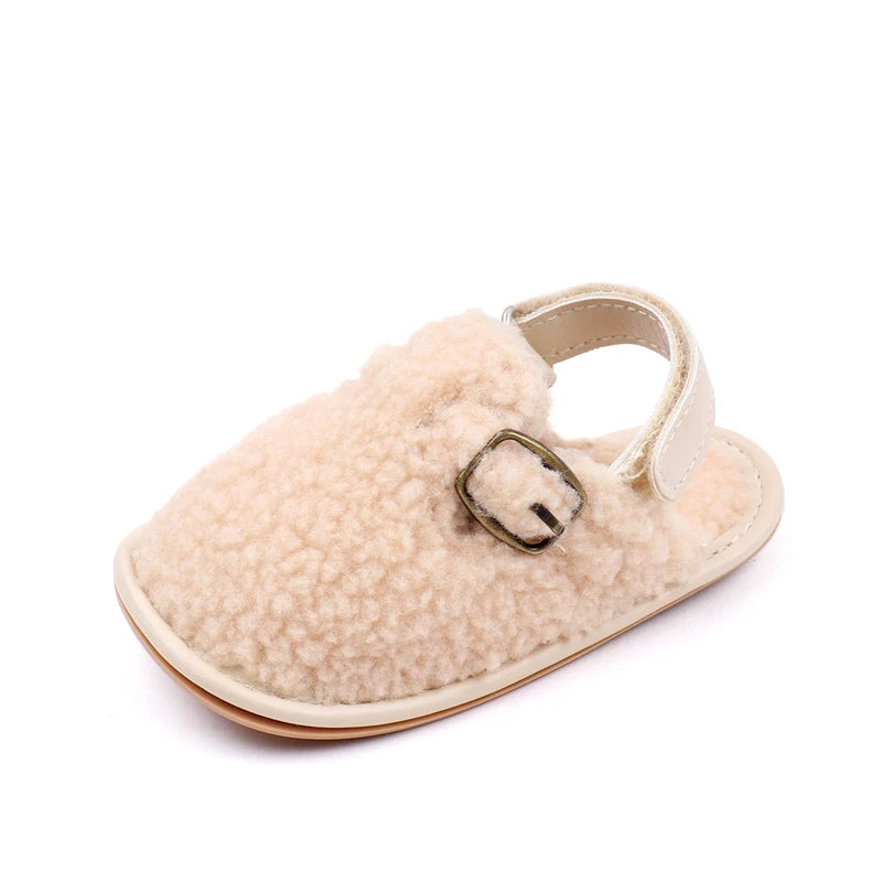 Baby Shoes Soft Cotton Plushy Winter and Autumn Indoor Prewalking 0-18 Months Baby Toddler Wear Comfortable Fashion Baby Shoes