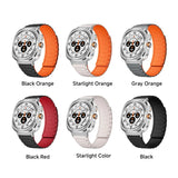 For Galaxy Watch Ultra Strap Magnetic Bracelet Wristband For Samsung Galaxy Watch 7 47mm Silicone Watchband Accessories ﻿