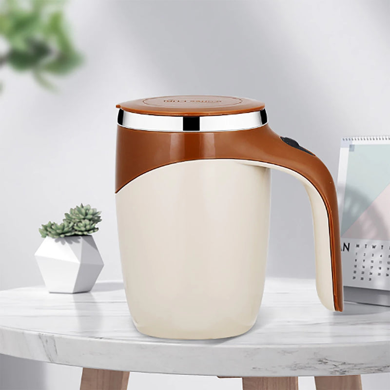 1PC  Smart Stirring Mug - Automatic Stirring Coffee Cup with Long-Lasting Variable Frequency Technology for Effortless Mixing -