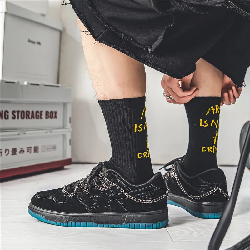 Four Seasons Men's Fashion Novel Retro Casual Wear Comfortable Sports Shoes
