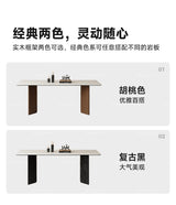 Mobile Nordic extending dining table—ideal for restaurants and living rooms, combining style and functionality."