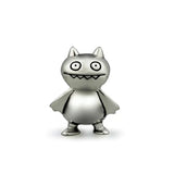 Cute 925 sterling silver cat pendant bead—fits original charm bracelets. Perfect for women and men.
