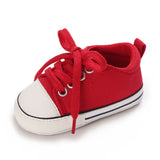 5-Colors Classic Baby Shoes Boys Baby Girls Casual Canvas Sneakers Lace Up Infant Toddler Rubber Anti-slip Newborn Baby Shoes