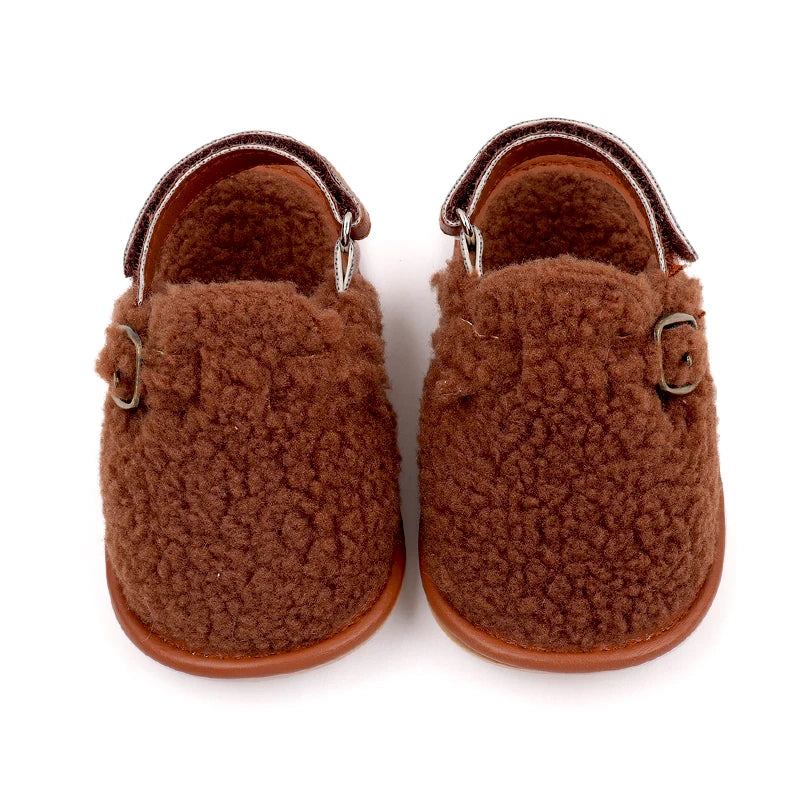 Baby Shoes Soft Cotton Plushy Winter and Autumn Indoor Prewalking 0-18 Months Baby Toddler Wear Comfortable Fashion Baby Shoes