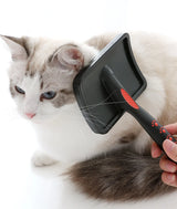 Pet Hair Removal Brush - Smooth Massage Comb for Dogs & Cats, Grooming Tool Accessory