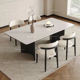 Mobile Nordic extending dining table—ideal for restaurants and living rooms, combining style and functionality."