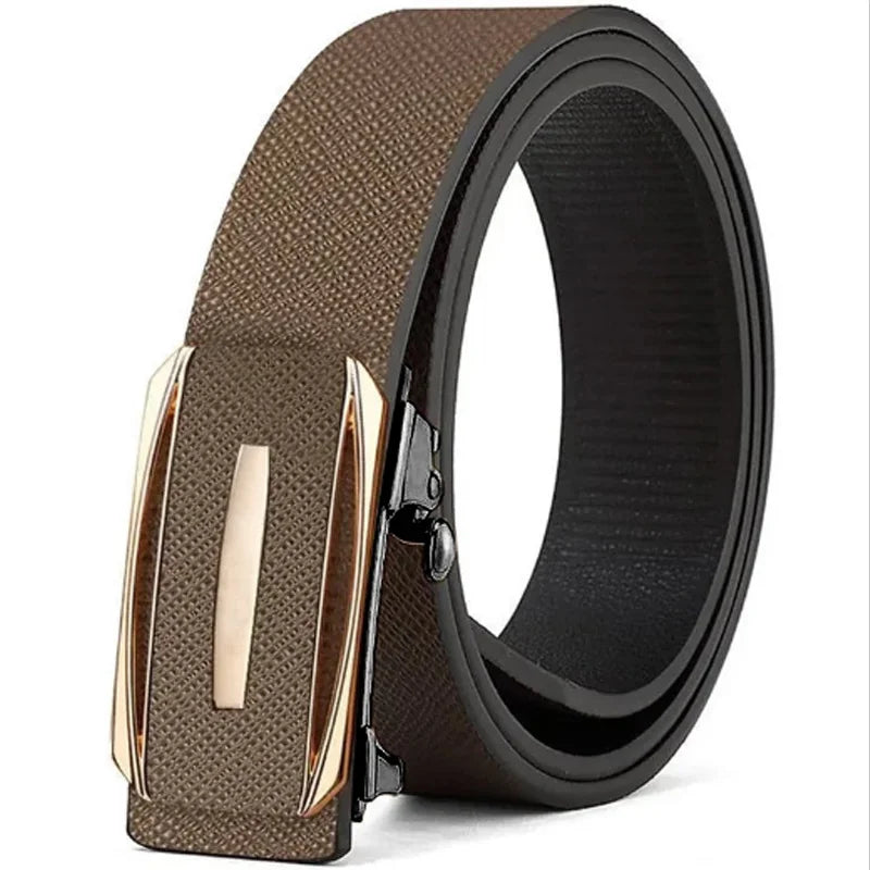 Men's Fashion Belt New High-Quality Toothless Automatic Buckle Men's Fashion Wear-Resistant Belt