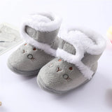 Winter Newborn Baby Girl Boy Shoes First Walkers Thick Warm Infant Baby Shoes Cute Toddler Baby Shoes for Girls Boys 0-9Month