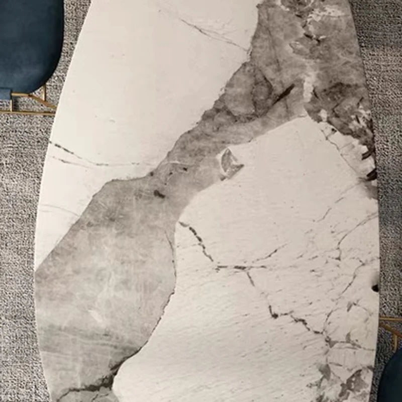 Modern marble kitchen dining table—luxury mid-century design perfect for home and living spaces."