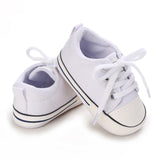5-Colors Classic Baby Shoes Boys Baby Girls Casual Canvas Sneakers Lace Up Infant Toddler Rubber Anti-slip Newborn Baby Shoes
