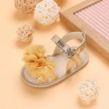 Baby Shoes Baby Shoes 0-18 Months Female Infant Fashion Flower Sandals Non slip Soft Sole Walking Shoes