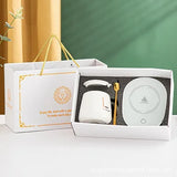 400ml Smart Ceramic Cup Coaster Warmer Thermostatic Coffee Heating Electric Mug Set Milk Tea Heating Water Cafetera