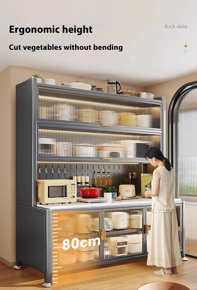 Kitchen Sideboard - Multifunctional Cabinet for Dining Room or Kitchen, Storage & Display Furniture