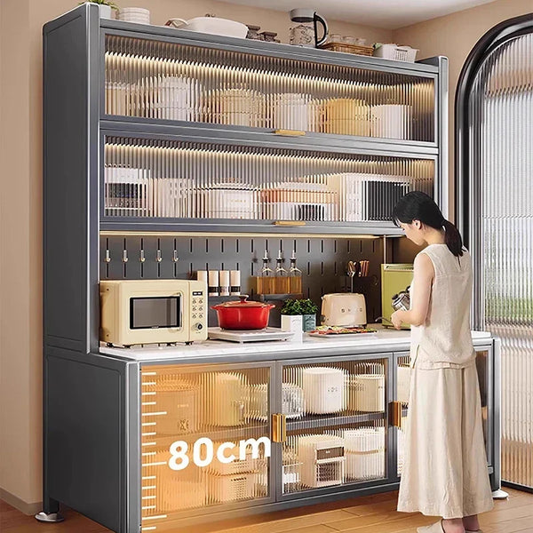 Kitchen Sideboard - Multifunctional Cabinet for Dining Room or Kitchen, Storage & Display Furniture
