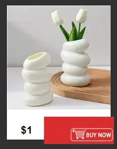 Nordic Flower Vase - Modern Home Decor for Bedroom, Garden, or Table, Stylish Room Ornament