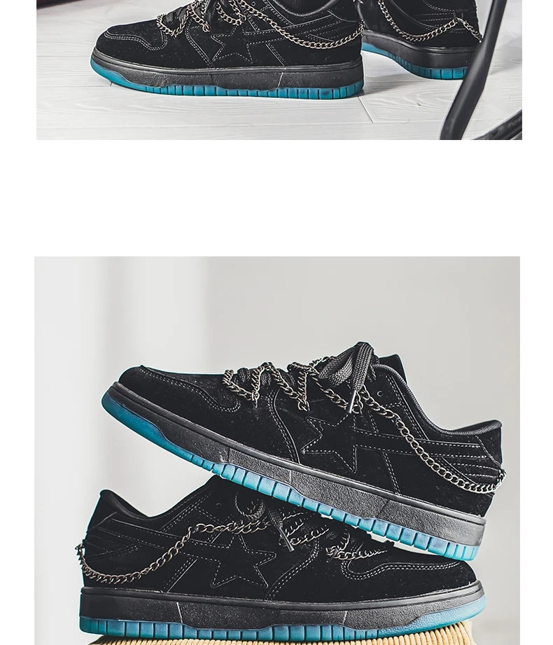 Four Seasons Men's Fashion Novel Retro Casual Wear Comfortable Sports Shoes