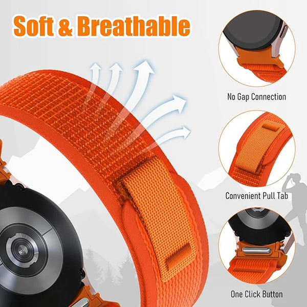 Band for Samsung Galaxy watch Galaxy Watch 7/6/5/4/FE/5 Pro/classic 40mm 44mm Nylon Trail correa bracelet Galaxy watch 7 Strap