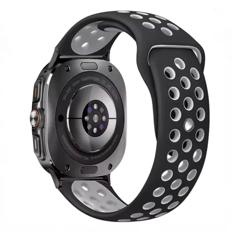 Two-tone Silicone Strap for Samsung Galaxy Watch Ultra 47mm Sports Breathable Bracelet Wristband for Galaxy Watch Ultra Correa