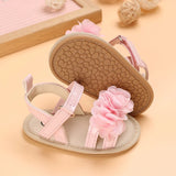 Baby Shoes Baby Shoes 0-18 Months Female Infant Fashion Flower Sandals Non slip Soft Sole Walking Shoes