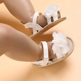 Baby Shoes Baby Shoes 0-18 Months Female Infant Fashion Flower Sandals Non slip Soft Sole Walking Shoes