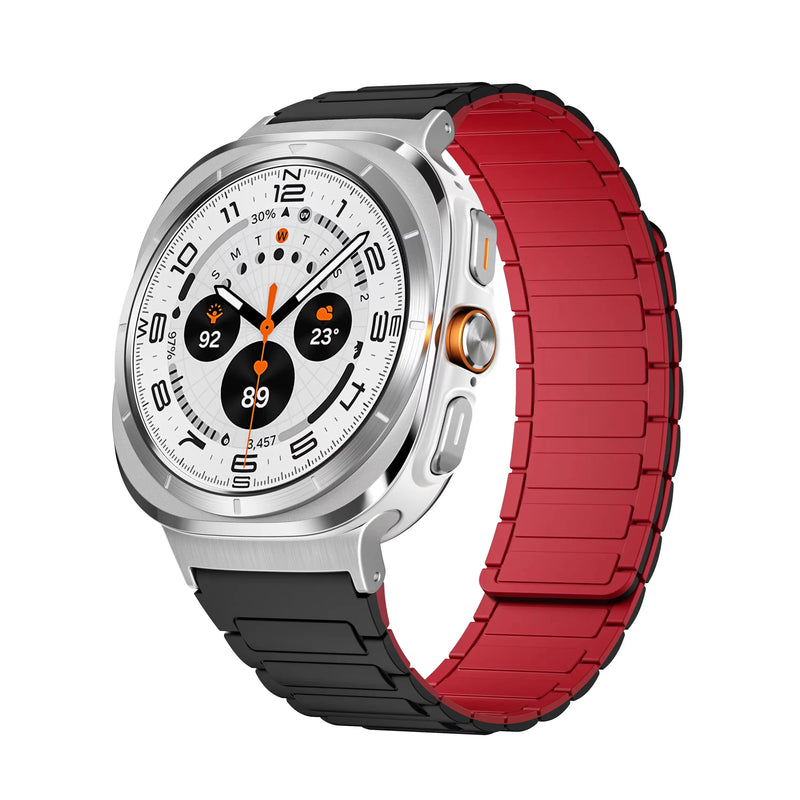 For Galaxy Watch Ultra Strap Magnetic Bracelet Wristband For Samsung Galaxy Watch 7 47mm Silicone Watchband Accessories ﻿