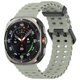 Official Ocean Silicone Strap For Samsung Galaxy Watch 7 Ultra 47mm Watchband Replacement Bracelet For Galaxy Watch Ultra Correa