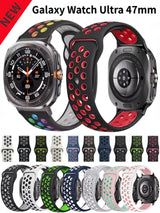 Two-tone Silicone Strap for Samsung Galaxy Watch Ultra 47mm Sports Breathable Bracelet Wristband for Galaxy Watch Ultra Correa