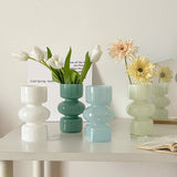 Nordic Glass Vase - Stylish Home Decor for Room or Desktop Flower Display