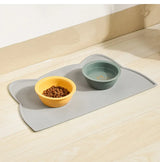 Waterproof Silicone Pet Feeding Mat - Non-Slip Food & Water Bowl Pad for Dogs and Cats