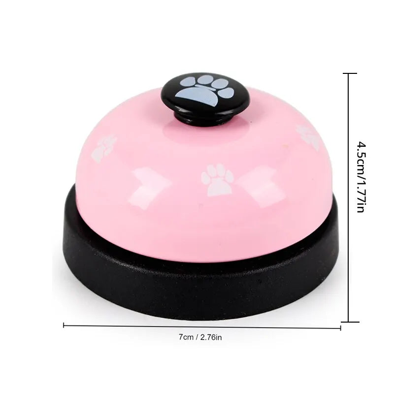 Dog Training Toy - Footprint-Shaped Bell Toy for Puppies, Teddy Dogs & Pet Call Training