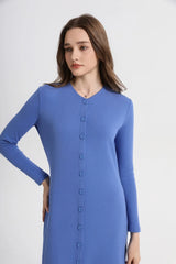 AS 2025 summer woman dress comfortable ribbing maxi button dress  lady clothes