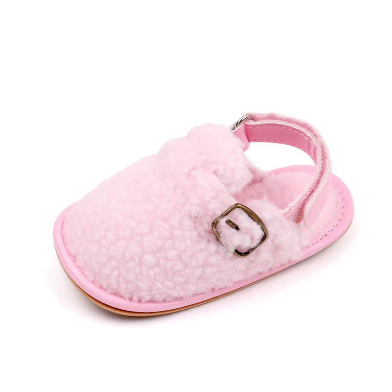 Baby Shoes Soft Cotton Plushy Winter and Autumn Indoor Prewalking 0-18 Months Baby Toddler Wear Comfortable Fashion Baby Shoes