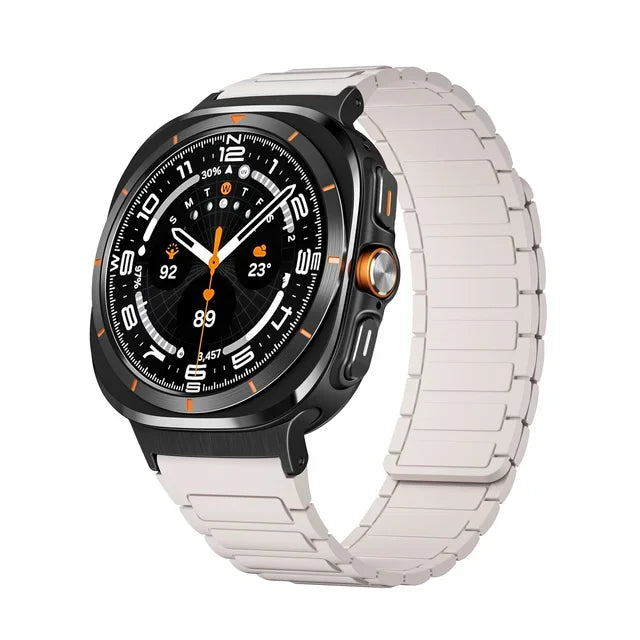 For Galaxy Watch Ultra Strap Magnetic Bracelet Wristband For Samsung Galaxy Watch 7 47mm Silicone Watchband Accessories ﻿