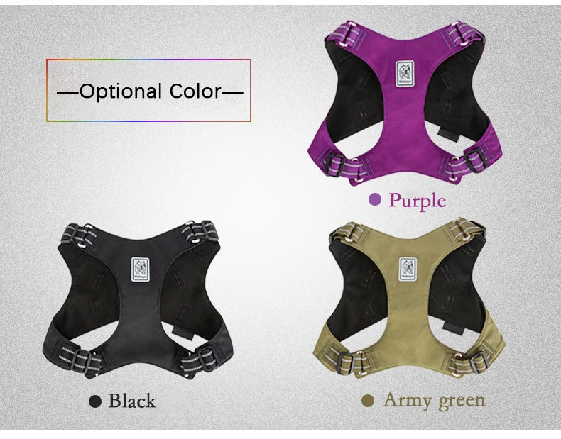 Winhyepet dog harness: lightweight chest strap for comfortable outdoor walking and travel