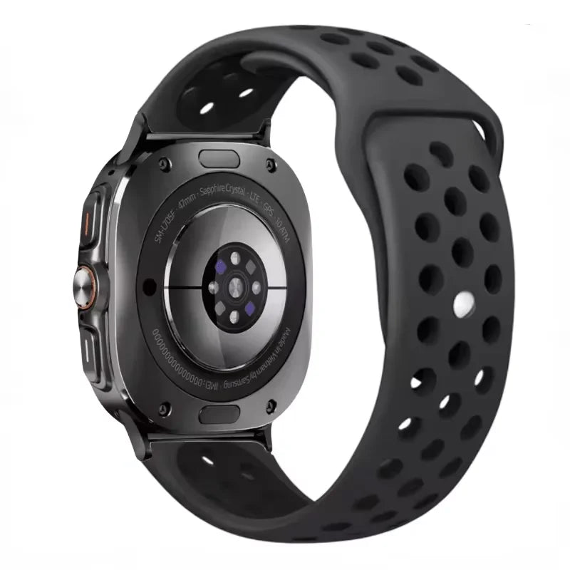 Two-tone Silicone Strap for Samsung Galaxy Watch Ultra 47mm Sports Breathable Bracelet Wristband for Galaxy Watch Ultra Correa